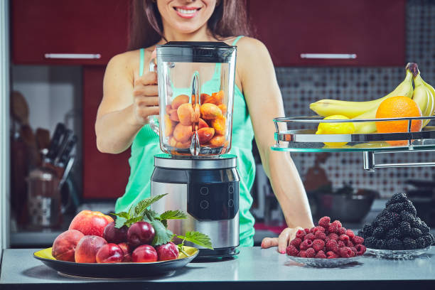 istock Fruits leaves and vegetables on blurry background. 1022742146