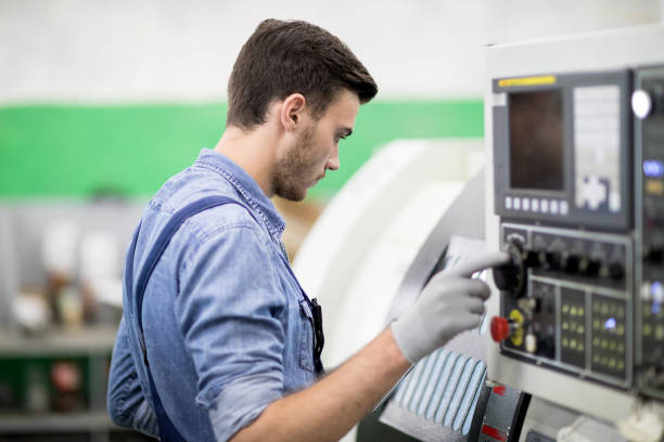 istock Mechanic working at factory 1022746270