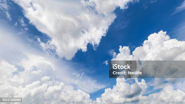 Clouds On Sky Stock Photo - Download Image Now - Cloud - Sky, Cloudscape, Sky