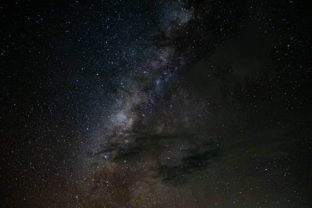 istock beautiful Mist Mountains at night 1022750924