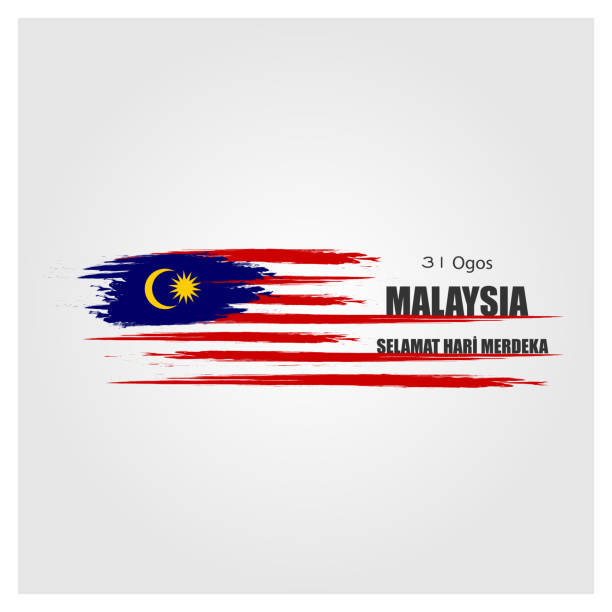 istock Vector Ilustration of Malaysia INDEPENDENCE DAY and Malaysia flag translation (31 ogos selamat hari merdeka) 1022762662