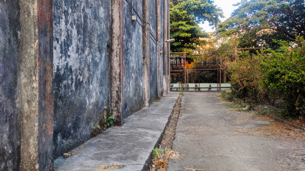 istock abandoned factory in the forest. 1022762676