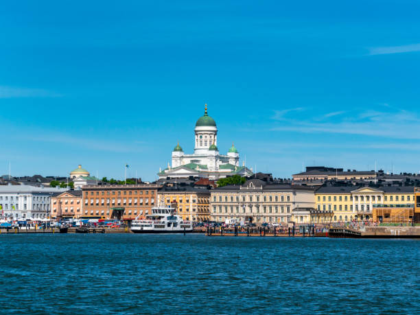 istock Helsinki Cathedral seen from the harbour 1022764214