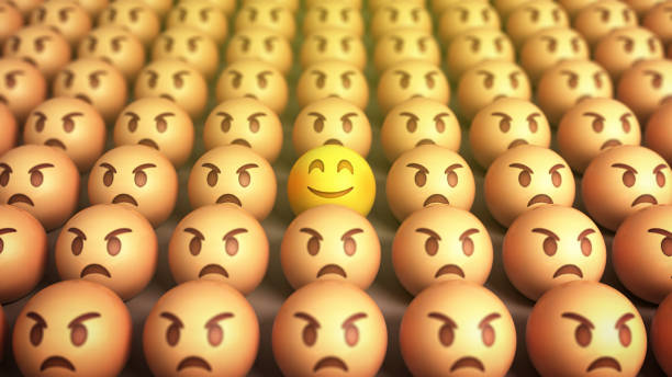 istock Emojis icons with facial expressions 3d render 1022781052