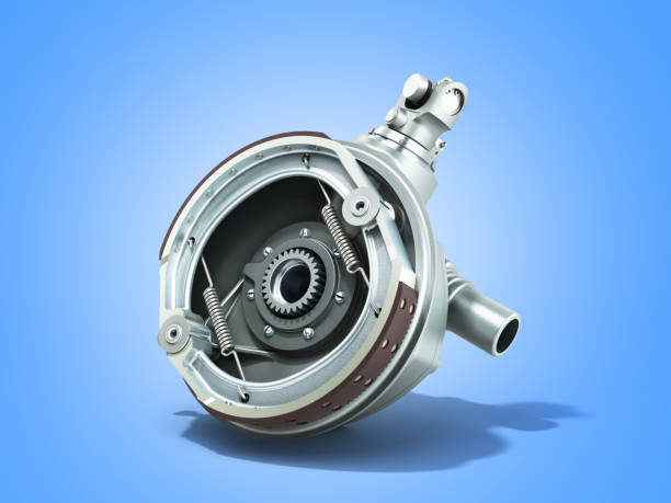 istock truck wheel drive and braking system 3d render on blue 1022781088