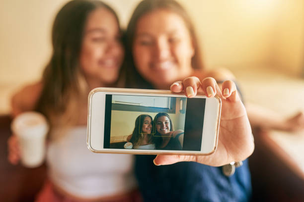 istock There's always time for a selfie 1022790818