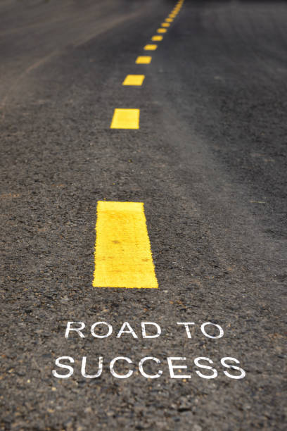 istock Road to success word on road 1022801294