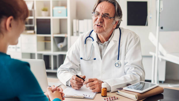 istock Doctor and patient are discussing at clinic 1022801758