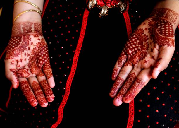 istock a beautiful, simple henna, mehndi, mehendi design 1022811606