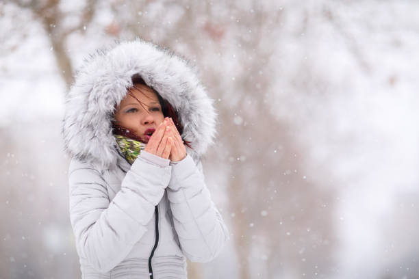 istock Woman on snow 1022824916