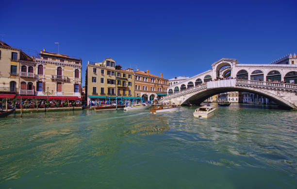 istock Rialto bridge in Venice city, Italy. 1022827366