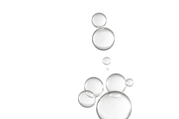 a group of bubbles - carbonic acid imagens e fotografias de stock