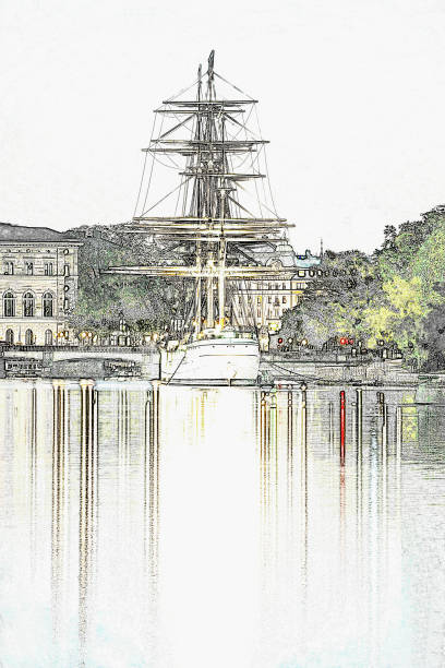 istock Yacht in Stockholm 1022827840
