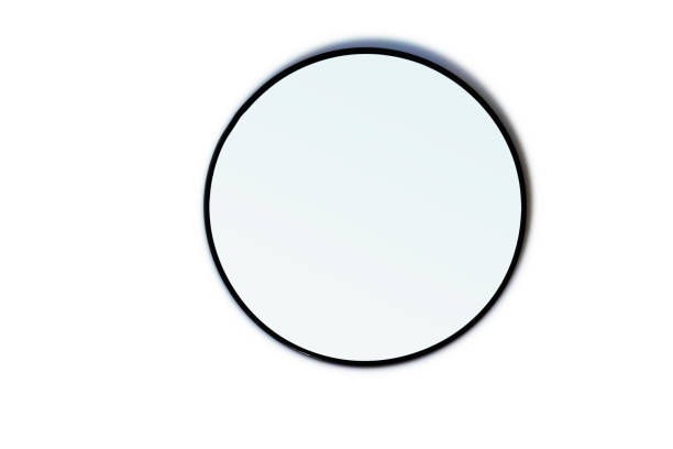 specchio - round mirror foto e immagini stock