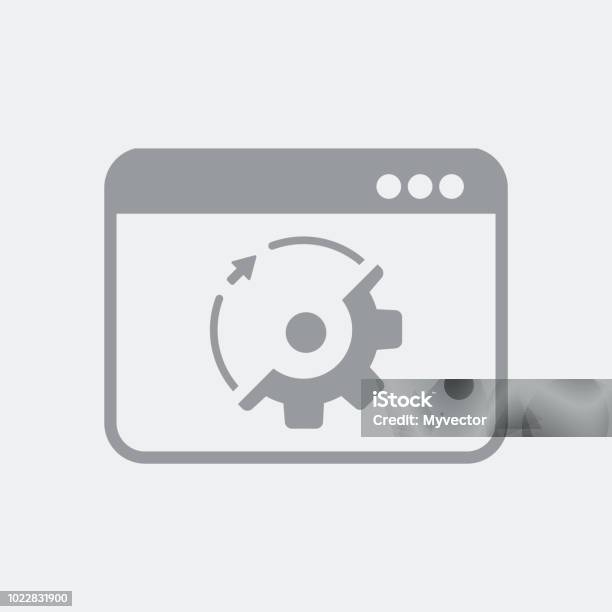 Computer Window Page Settings Stock Illustration - Download Image Now ...