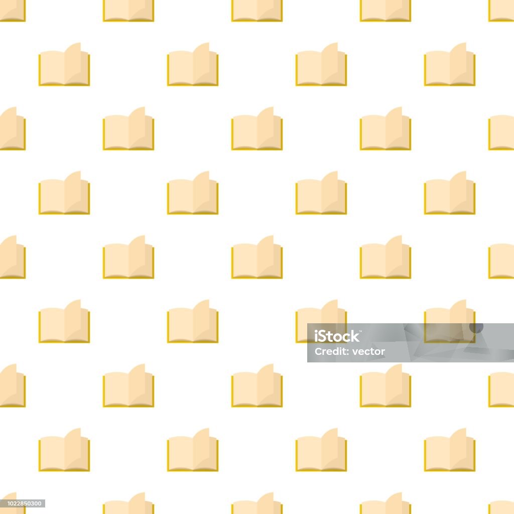 Book Pages Pattern Book Page Pattern Seamless Stock Illustration - Download Image Now ...