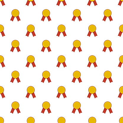 Awarded Pattern Award Pattern Seamless Stock Illustration - Download Image Now ...