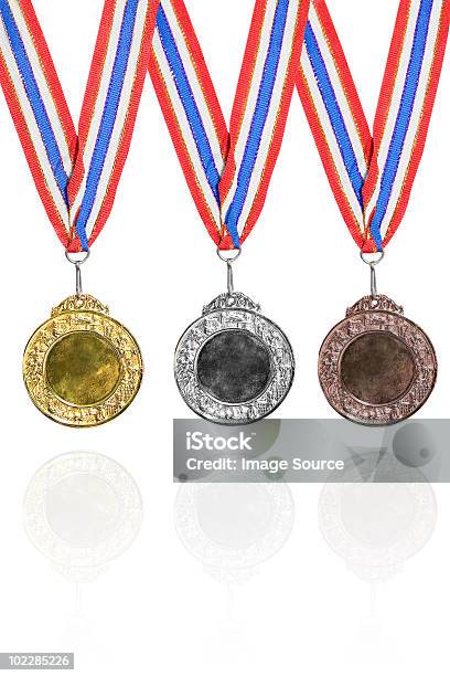 골드 실버 브론즈 메달 2개 World Sports Event에 대한 스톡 사진 및 기타 이미지 - World Sports Event, 메달, 금-금속