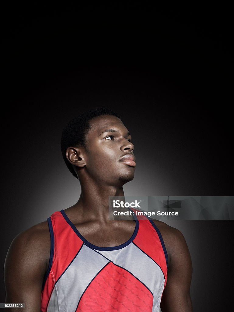 Porträt von eine männliche Sportler - Lizenzfrei Männer Stock-Foto