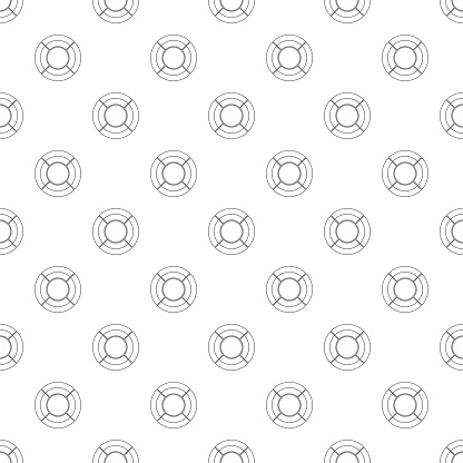 Circle Graph Pattern Vector Seamless Stock Illustration - Download ...