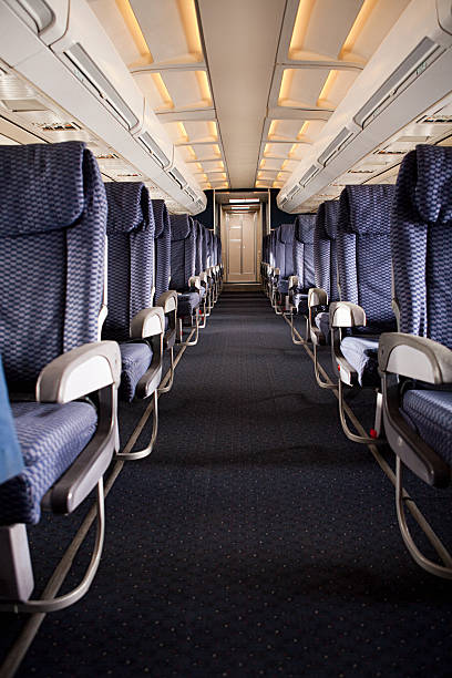 Airplane cabin  airplane interior stock pictures, royalty-free photos & images