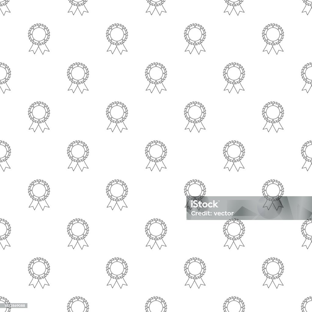 Award Pattern Vector Seamless Stock Illustration - Download Image Now ...