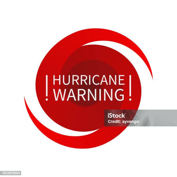 通知颶風警告標誌向量圖形及更多颶風圖片 - 颶風, 圖示, 商標