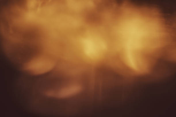 Golden Abstract Background Blur And Glow Magic Smoke Stock Photo - Download  Image Now - iStock