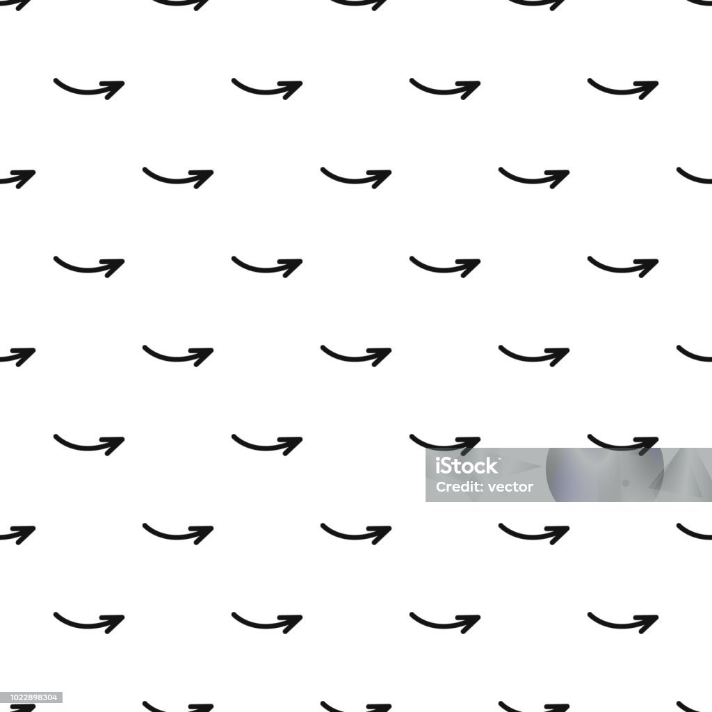 Simple Line Arrow Design Patterns Arrow Pattern Seamless Simple Vector Stock Illustration - Download ...