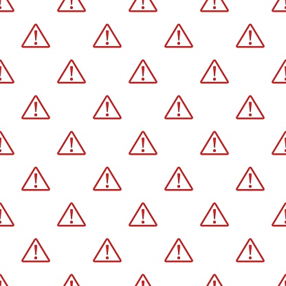 Warning sign pattern seamless. Repeat illustration of warning sign pattern vector geometric for any web design