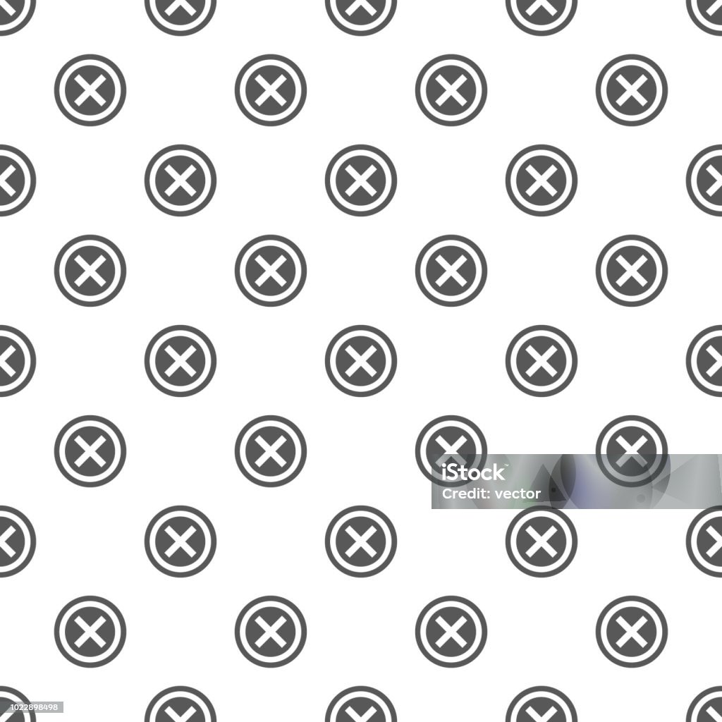 Not Pattern Seamless Stock Illustration - Download Image Now ...
