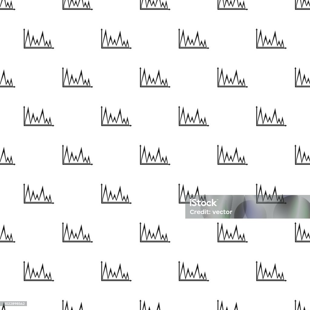 Finance Graph Pattern Repeat Vector Stock Illustration - Download Image ...