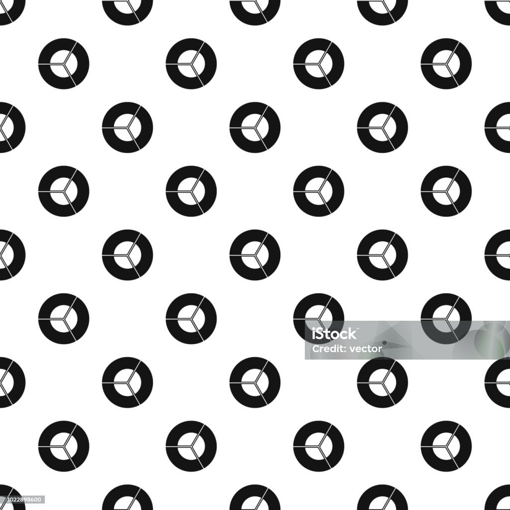 Recurring Pattern Circular Circle Diagram Pattern Repeat Vector Stock Illustration - Download ...