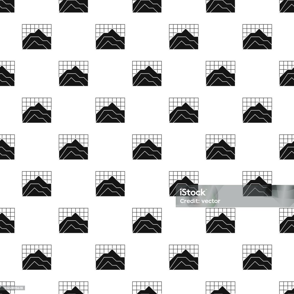 Graph Pattern Repeat Vector Stock Illustration - Download Image Now ...