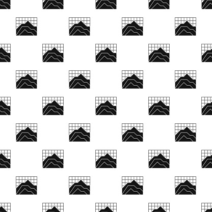 Graph Pattern Repeat Vector Stock Illustration - Download Image Now ...