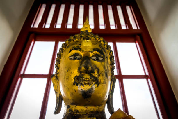 istock Loha Prasat , The metallic castle covered with gold leaf at of Wat Ratchanadda Temple in Bangkok, Thailand. 1022911596