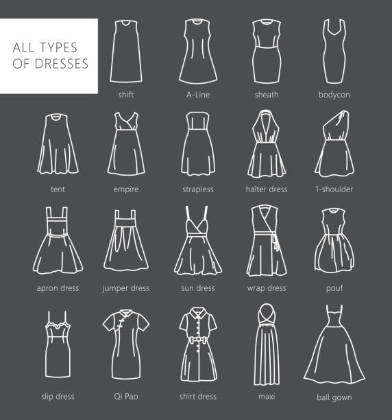 10+ Wedding Dress Form Stock Illustrations, Royalty-Free Vector ...