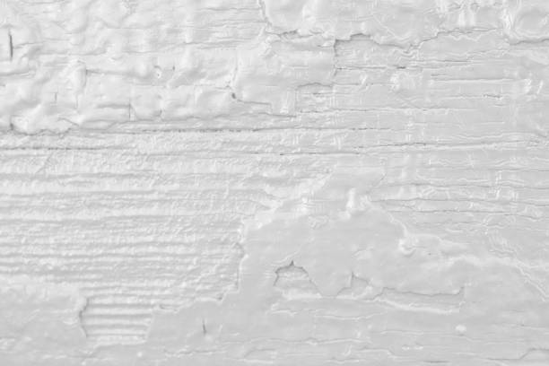 istock Painted rough wooden background, white old backdrop. 1022917244
