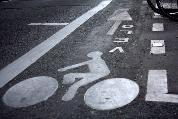 MARKING ON THE GROUND PICTOGRAM VELO