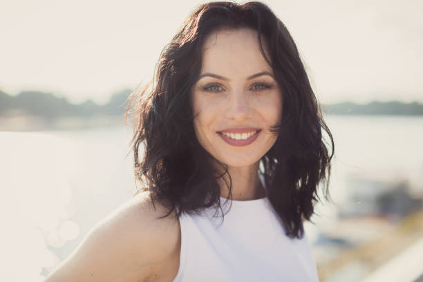 istock Young girl looking directly at camera 1022925778