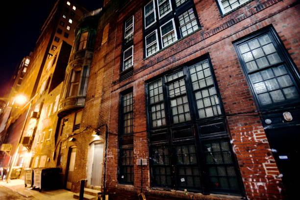istock Dark alley - Downtown Philadelphia 1022936724