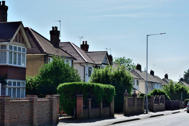 istock Georgian style houses 1022939848