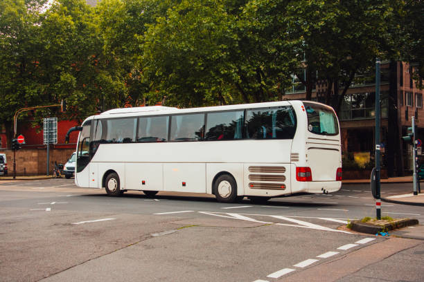 코치 버스 - driver bus public transportation reflection 뉴스 사진 이미지