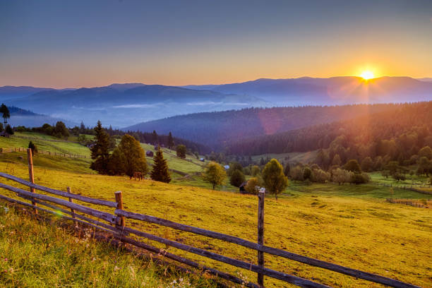istock Sunrise in Bukovina 1022952224