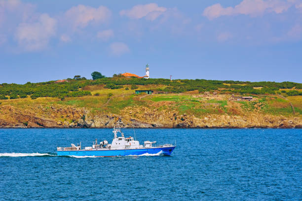 Patrol Boat in the Sea