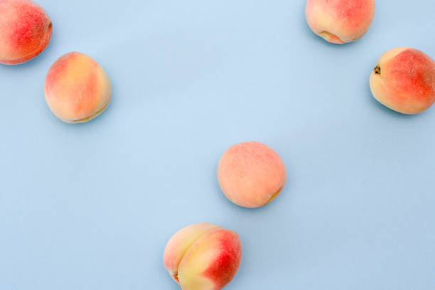 istock Whole ripe beautiful peaches 1022959984