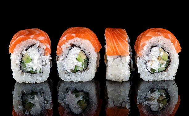 istock Traditional Japanese sushi roll philadelphia 1022960194