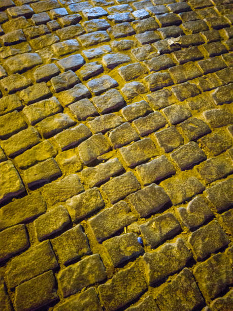 istock Stone street market at sunset 1022963228