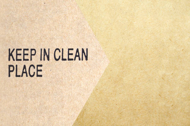 istock Cardboard with keep in clean place word 1022964874