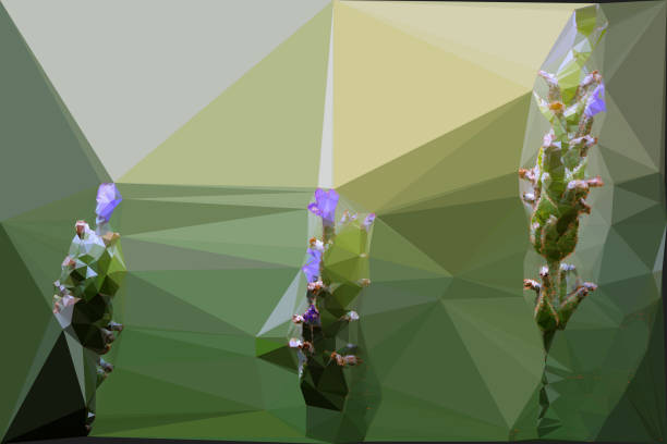 istock Polygonal Lavenders Background 1022990292